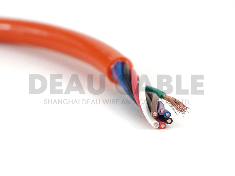RVV-PUR 7*1.0 PUR耐磨、抗拉電纜