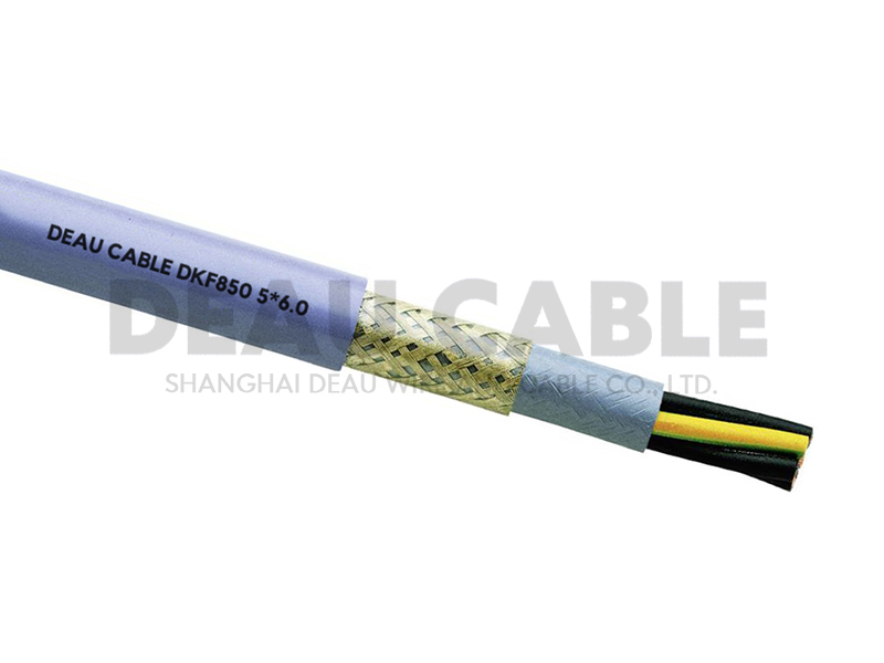雙護套屏蔽高柔電纜DKF850 5*6.0