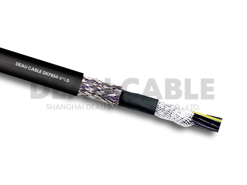 雙護套屏蔽拖鏈電纜DKF850 6*1.0