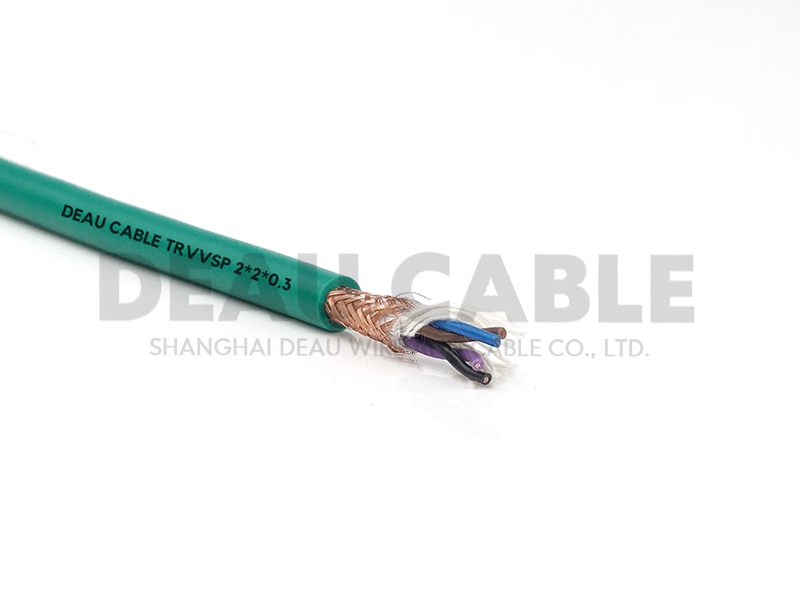 WDZ-TRVVSP 2*2*0.3雙絞屏蔽拖鏈電纜